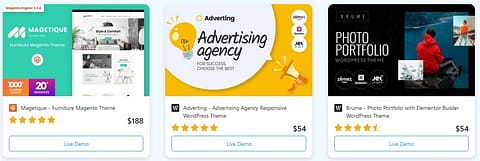 Website Templates, Plugins, and Graphics Digital Marketplace