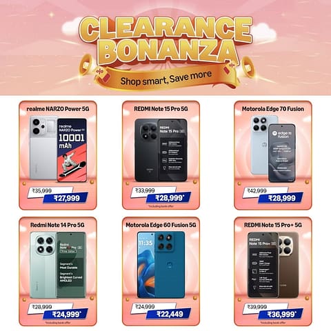 CLEARANCE BONANZA – Realme/Redmi/Motorola CLEARANCE BONANZA - Realme/Redmi/Motorola